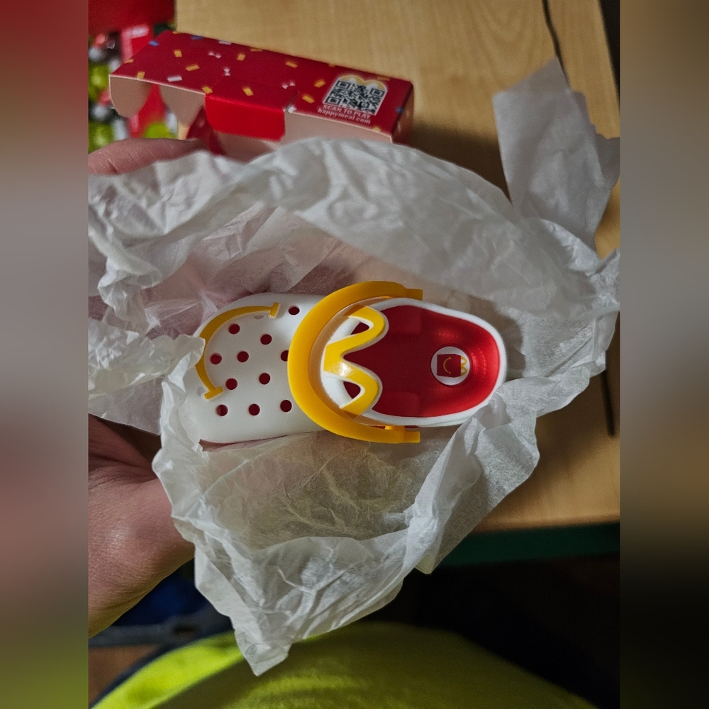 Mcdonald's 2024 croc key chain toy